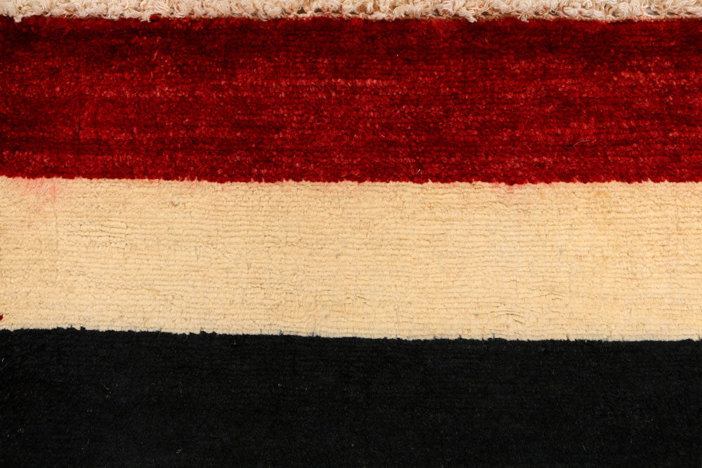 Multi Colored Gabbeh 2' 1 x 3' - No. 34309 - ALRUG Rug Store