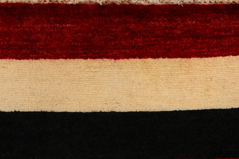 Multi Colored Gabbeh 2' 1 x 3' - No. 34309 - ALRUG Rug Store