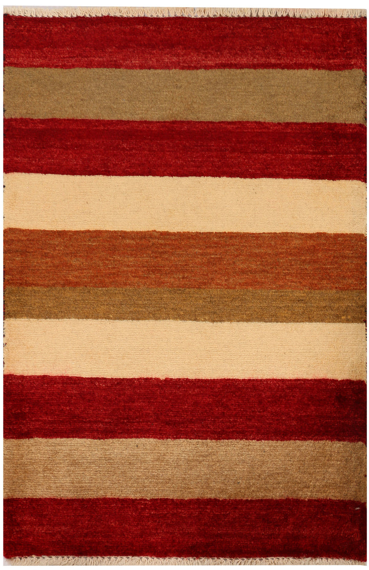 Multi Colored Gabbeh 2' x 3' - No. 34320 - ALRUG Rug Store