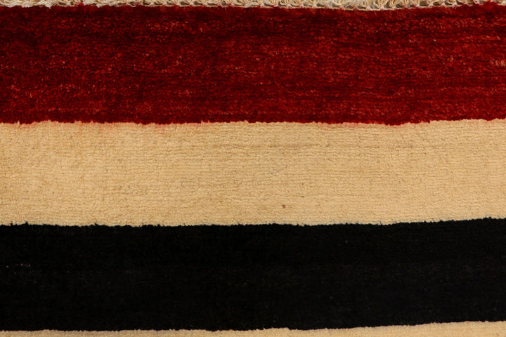 Multi Colored Gabbeh 2' 1 x 3' - No. 34325 - ALRUG Rug Store