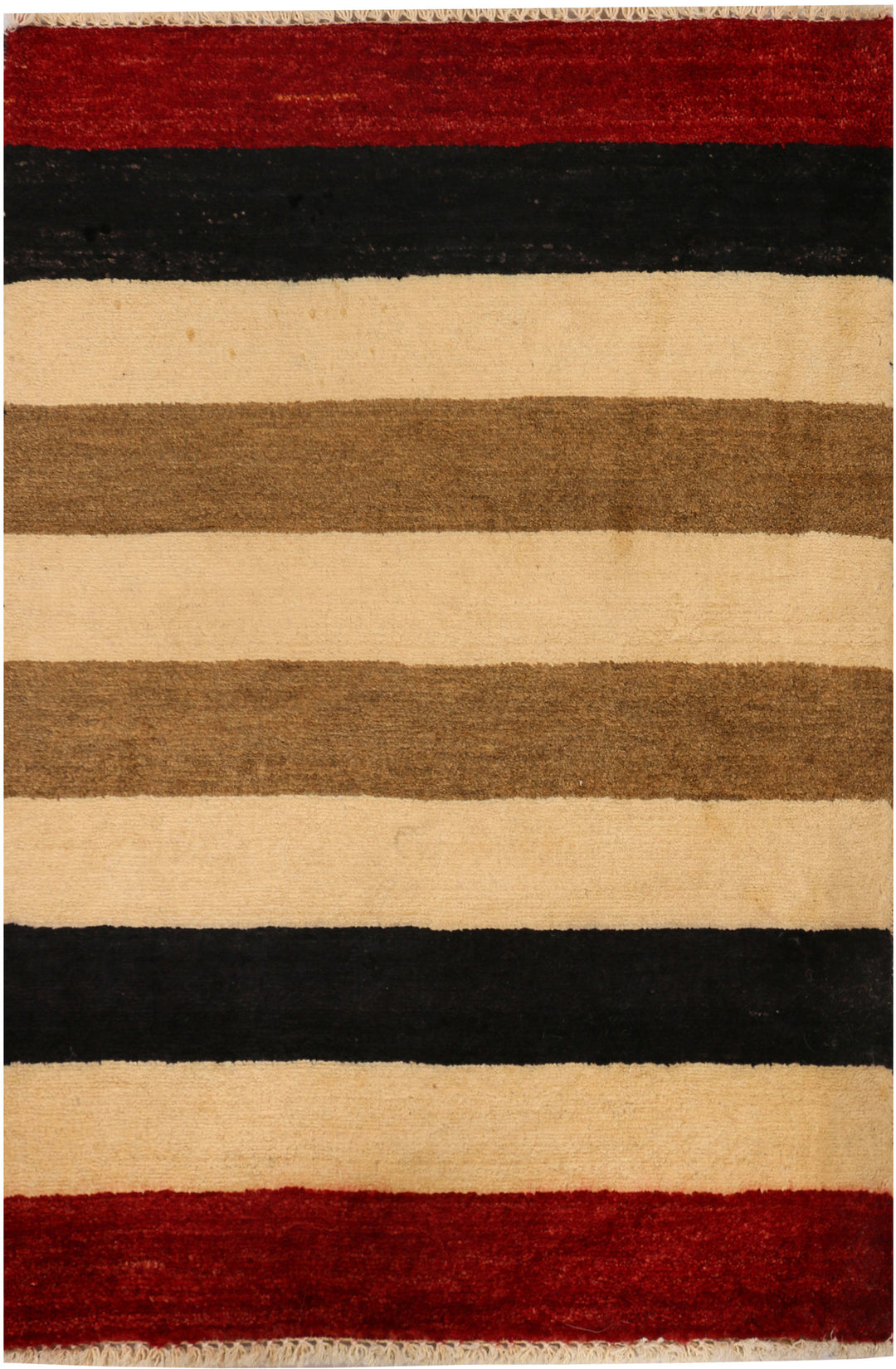 Multi Colored Gabbeh 2' 1 x 3' - No. 34325 - ALRUG Rug Store