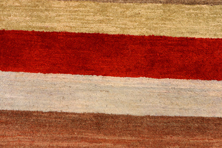 Multi Colored Gabbeh 2' 1 x 3' - No. 34335 - ALRUG Rug Store