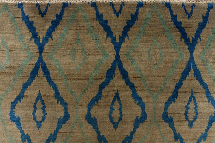 Ikat 8' 10 x 11' 10 - No. 34382 - ALRUG Rug Store