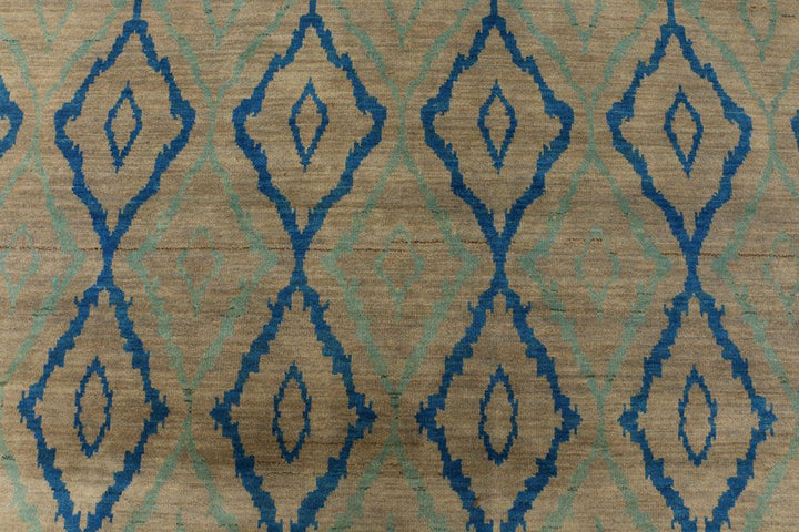 Ikat 8' 10 x 11' 10 - No. 34382 - ALRUG Rug Store