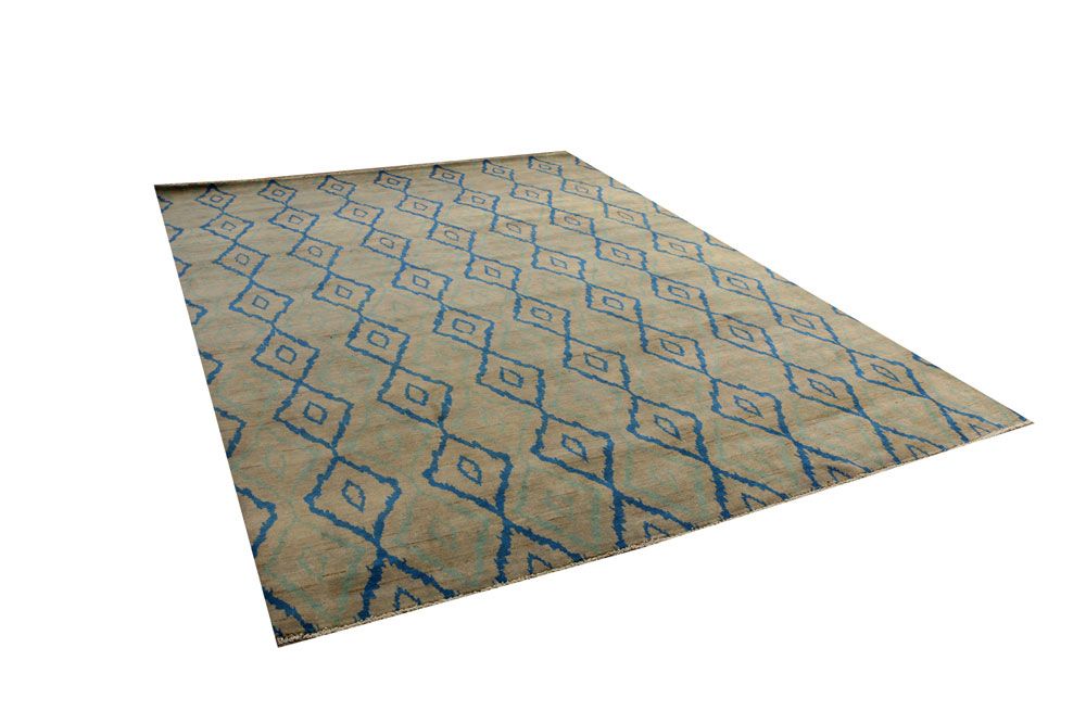 Ikat 8' 10 x 11' 10 - No. 34382 - ALRUG Rug Store