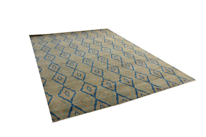Ikat 8' 10 x 11' 10 - No. 34382 - ALRUG Rug Store