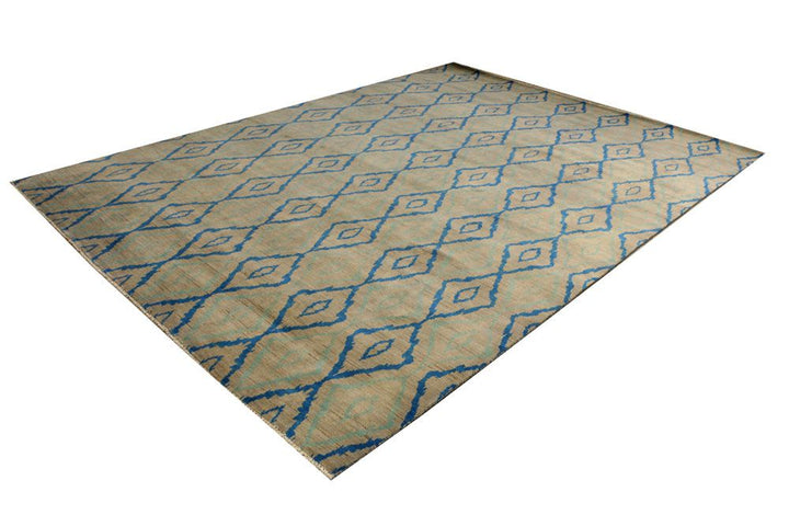 Ikat 8' 10 x 11' 10 - No. 34382 - ALRUG Rug Store