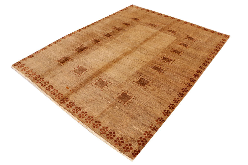 Burlywood Gabbeh 5' 7 x 7' 4 - No. 34388 - ALRUG Rug Store