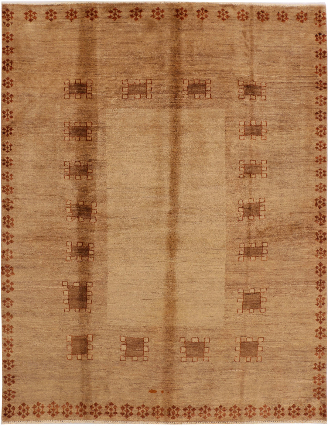 Burlywood Gabbeh 5' 7 x 7' 4 - No. 34388 - ALRUG Rug Store