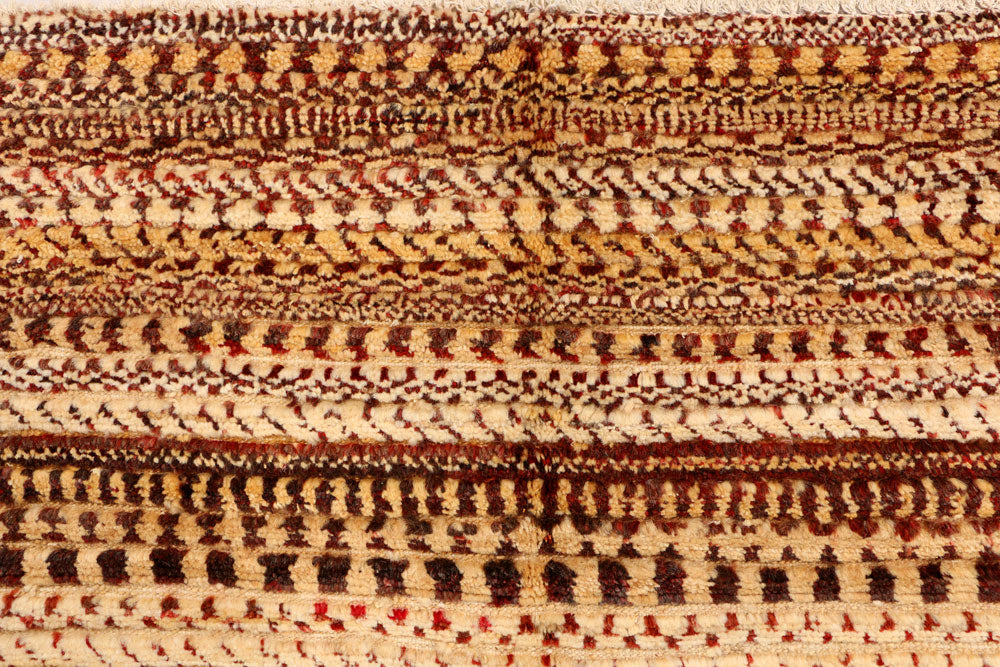 Burlywood Gabbeh 5' 1 x 6' 11 - No. 34389 - ALRUG Rug Store