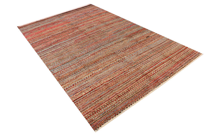 Multi Colored Gabbeh 5' 6 x 8' 6 - No. 34398 - ALRUG Rug Store