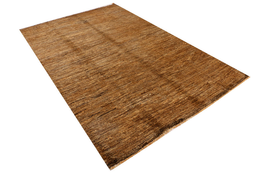 Saddle Brown Gabbeh 5' 6 x 8' 5 - No. 34402 - ALRUG Rug Store