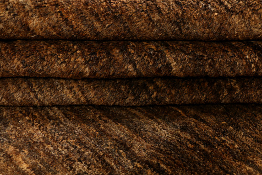 Saddle Brown Gabbeh 5' 6 x 8' 5 - No. 34402 - ALRUG Rug Store