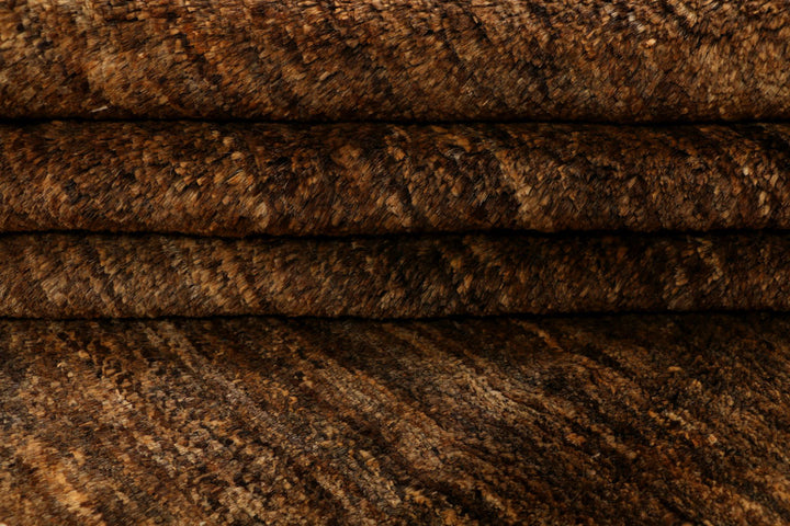 Saddle Brown Gabbeh 5' 6 x 8' 5 - No. 34402 - ALRUG Rug Store