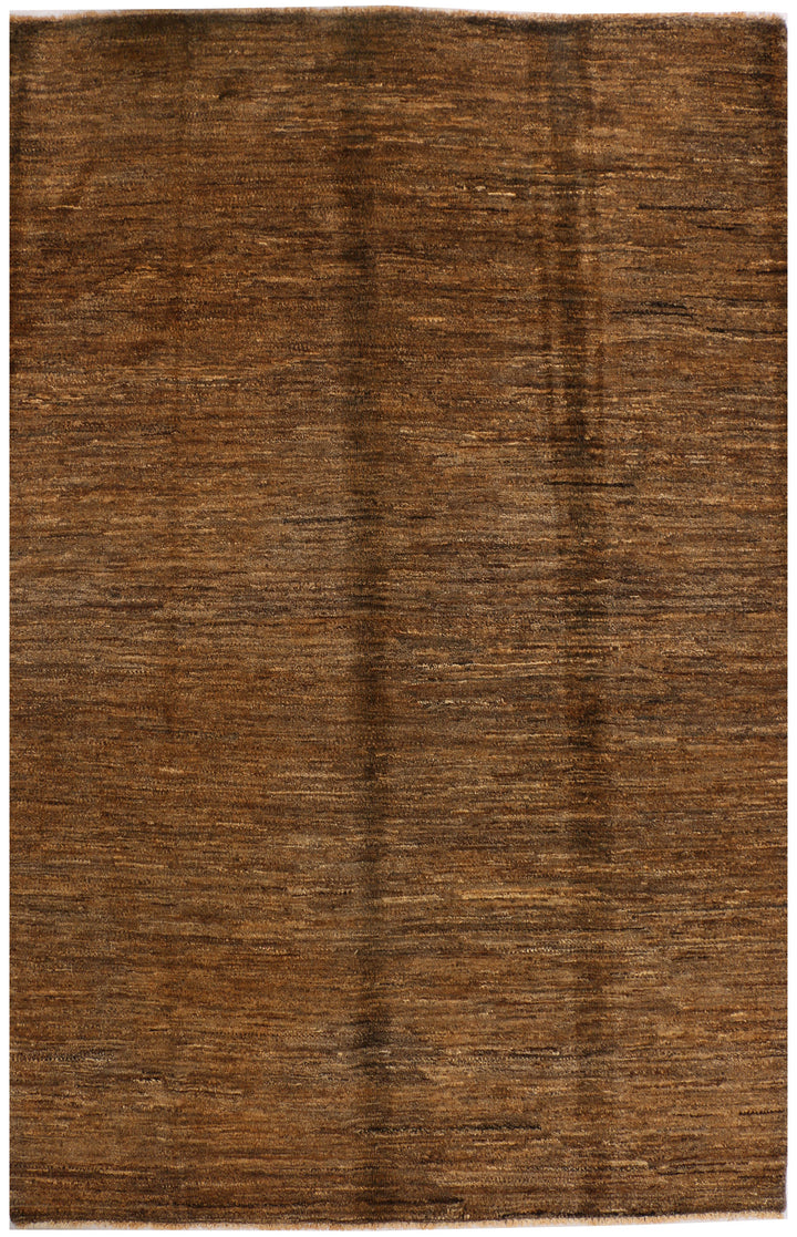 Saddle Brown Gabbeh 5' 6 x 8' 5 - No. 34402 - ALRUG Rug Store