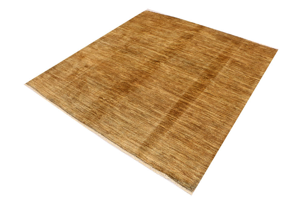 Dark Goldenrod Gabbeh 5' 7 x 6' - No. 34405 - ALRUG Rug Store