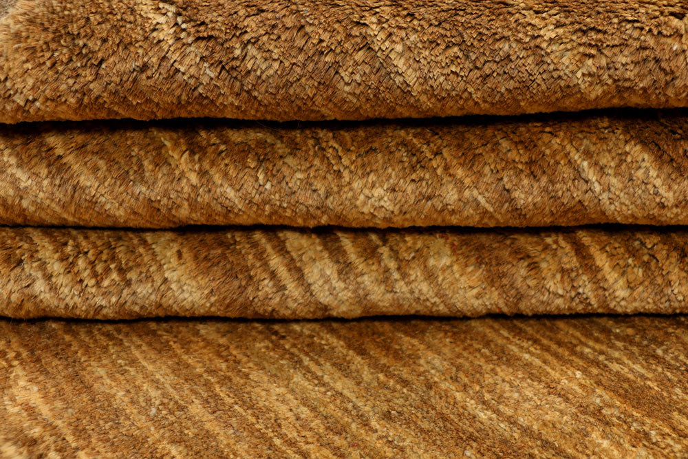 Dark Goldenrod Gabbeh 5' 7 x 6' - No. 34405 - ALRUG Rug Store