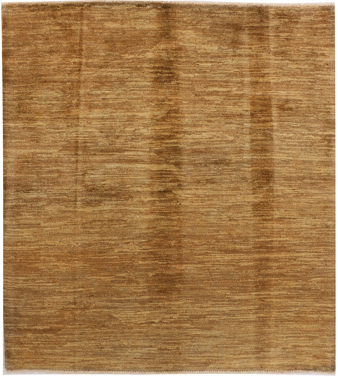 Dark Goldenrod Gabbeh 5' 7 x 6' - No. 34405 - ALRUG Rug Store