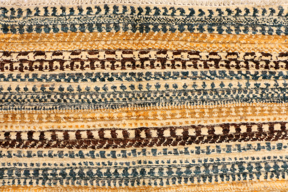 Multi Colored Gabbeh 5' 5 x 8' 2 - No. 34412 - ALRUG Rug Store