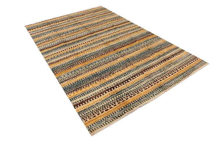 Multi Colored Gabbeh 5' 5 x 8' 2 - No. 34412 - ALRUG Rug Store