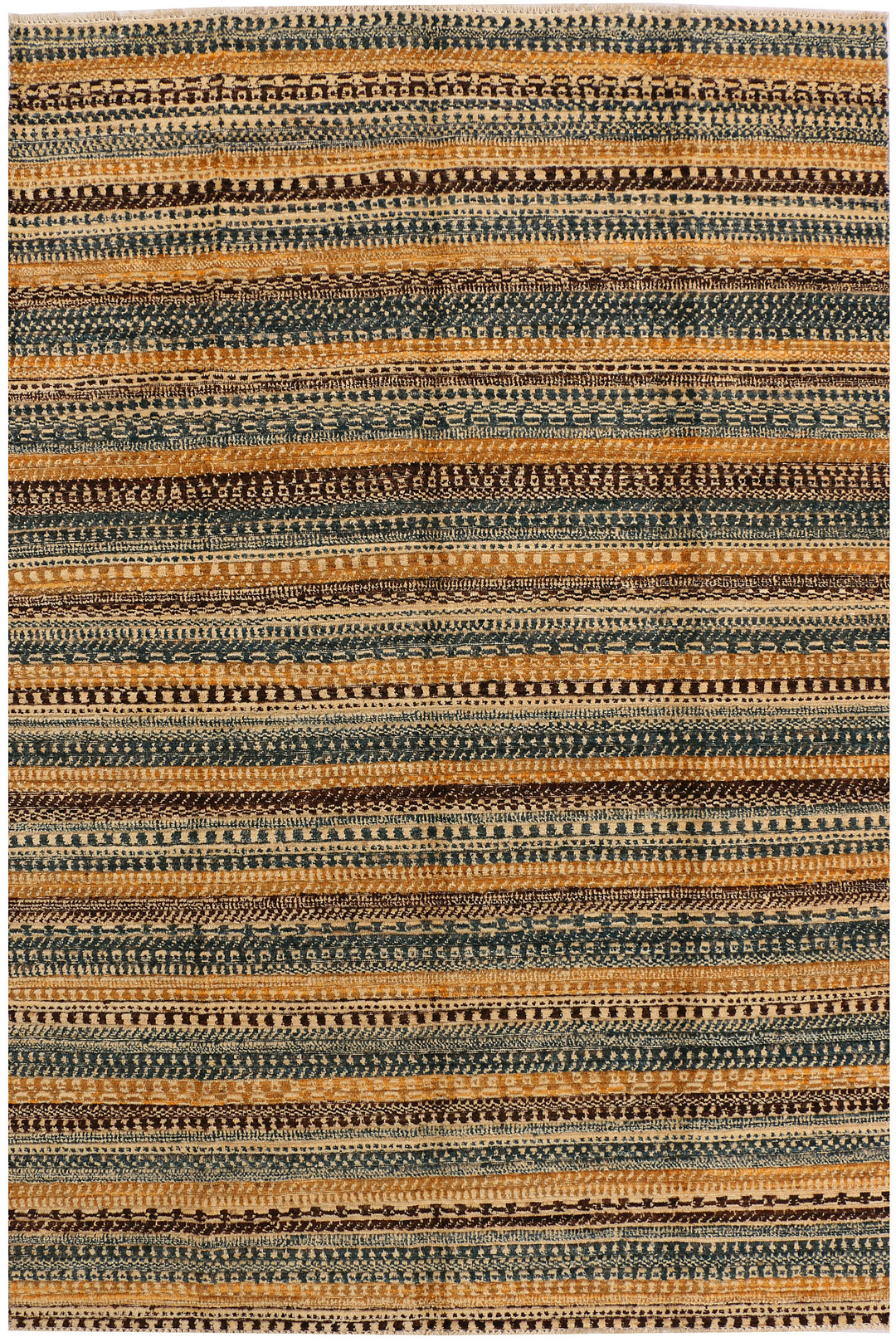 Multi Colored Gabbeh 5' 5 x 8' 2 - No. 34412 - ALRUG Rug Store