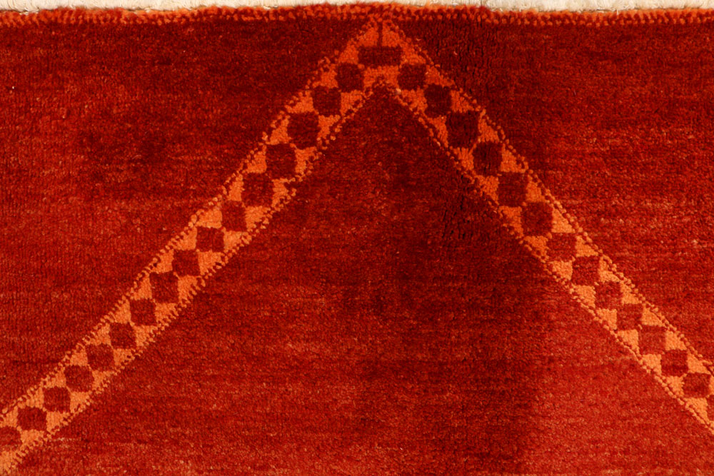 Firebrick Gabbeh 5' 7 x 8' 2 - No. 34413 - ALRUG Rug Store