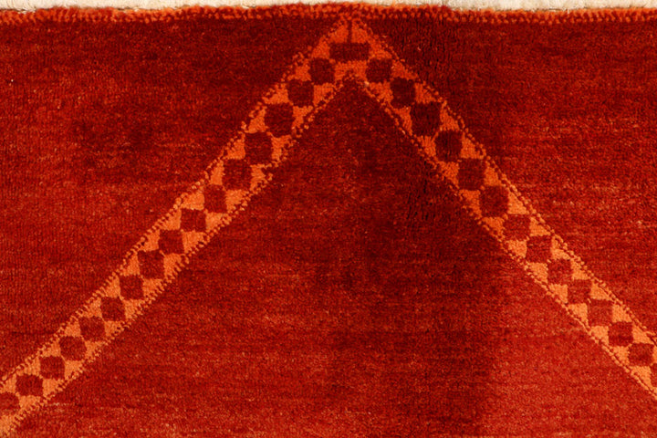 Firebrick Gabbeh 5' 7 x 8' 2 - No. 34413 - ALRUG Rug Store