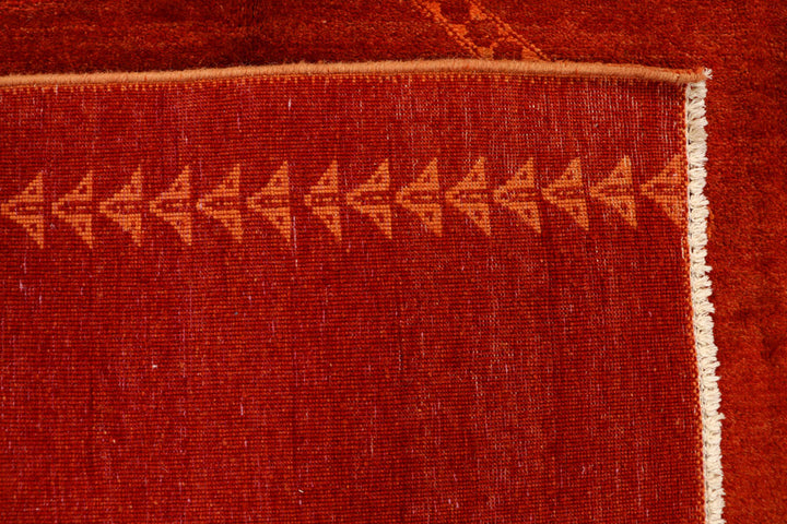 Firebrick Gabbeh 5' 7 x 8' 2 - No. 34413 - ALRUG Rug Store