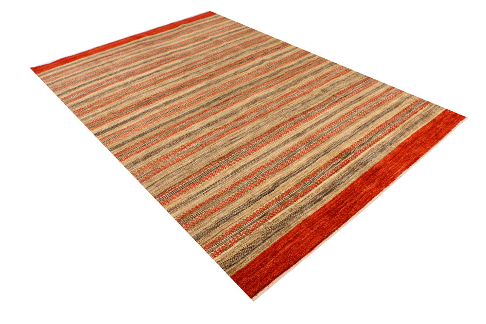 Multi Colored Gabbeh 5' 7 x 8' 1 - No. 34426 - ALRUG Rug Store