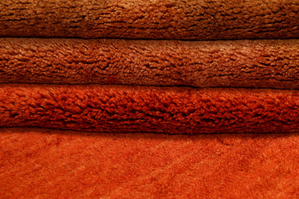 Orange Red Gabbeh 6' x 8' - No. 34437 - ALRUG Rug Store