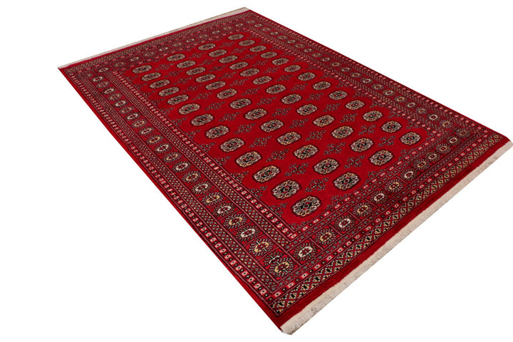 Firebrick Bokhara 5' 5 x 7' 7 - No. 35430 - ALRUG Rug Store