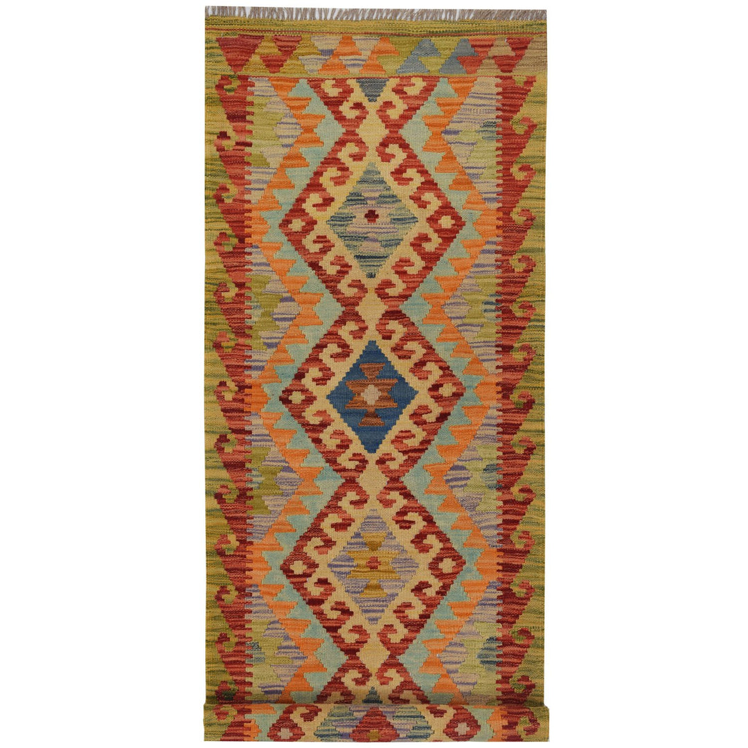 Vegetable Kilim 2' 2 x 5' 8 (ft) - No. AL63582 - ALRUG Rug Store