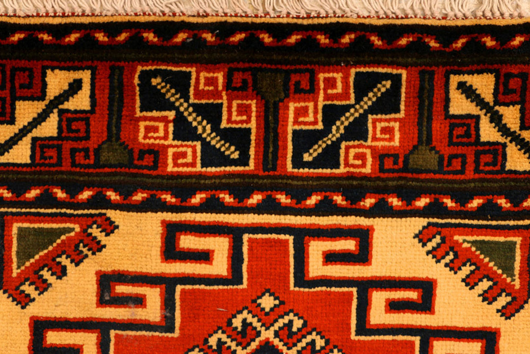 Dark Orange Kargai 2'  10" x 9'  7" - No. QA91953