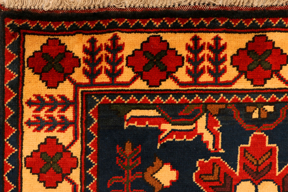 Midnight Blue Kargai 2' 9 x 9' 9 - No. 35679 - ALRUG Rug Store