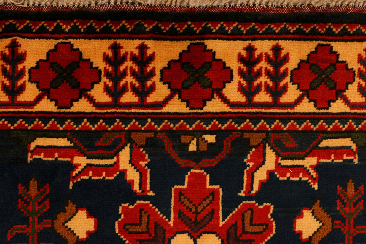 Midnight Blue Kargai 2' 9 x 9' 9 - No. 35679 - ALRUG Rug Store