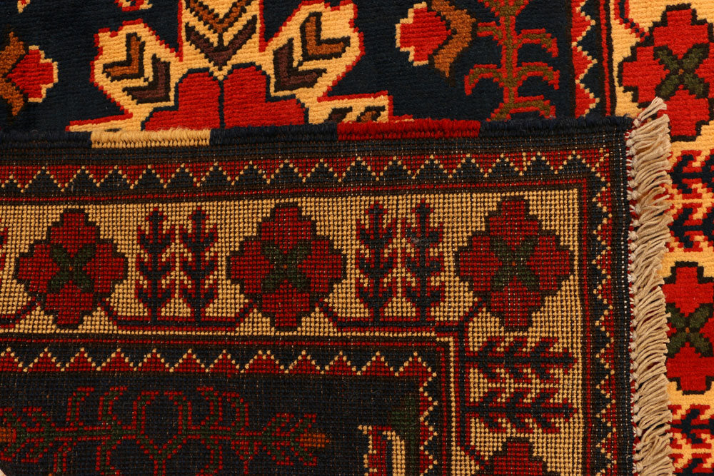 Midnight Blue Kargai 2' 9 x 9' 9 - No. 35679 - ALRUG Rug Store