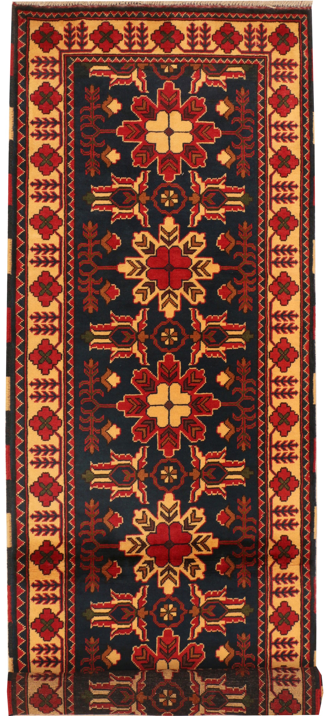 Midnight Blue Kargai 2' 9 x 9' 9 - No. 35679 - ALRUG Rug Store