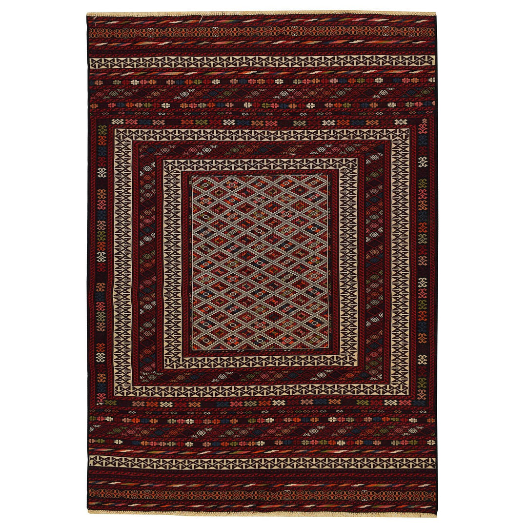 Maliki Kilim 4' 3 x 6' 2 (ft) - No. AL64895 - ALRUG Rug Store