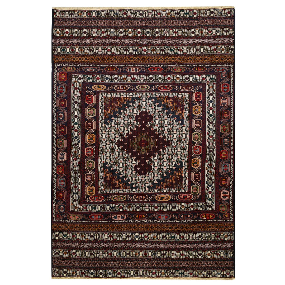 Maliki Kilim 4' 3 x 6' 4 (ft) - No. AL96309 - ALRUG Rug Store