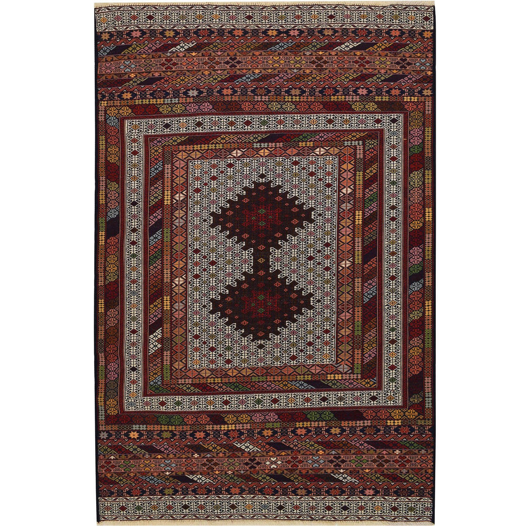 Maliki Kilim 4' x 5' 9 (ft) - No. AL53263 - ALRUG Rug Store
