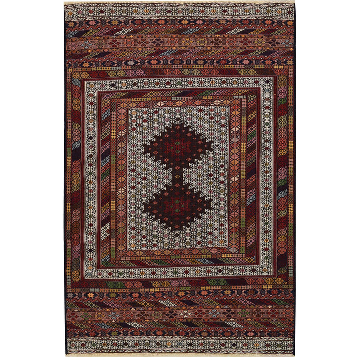 Maliki Kilim 4' x 5' 9 (ft) - No. AL53263 - ALRUG Rug Store