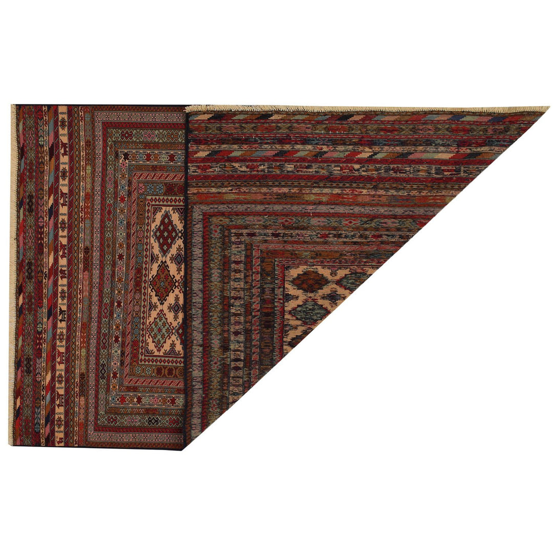 Maliki Kilim 4' 1 x 6' 1 (ft) - No. AL21186 - ALRUG Rug Store