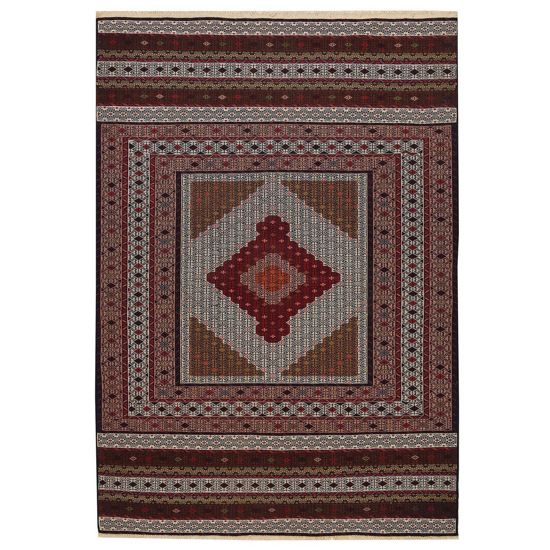 Maliki Kilim 4' 2 x 6' 1 (ft) - No. AL87003 - ALRUG Rug Store