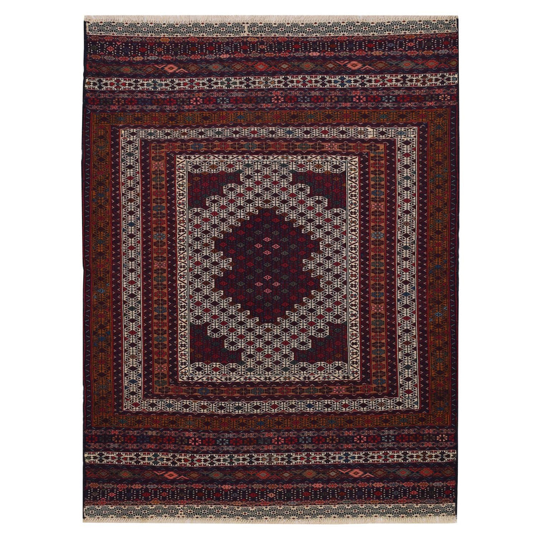 Maliki Kilim 3' 7 x 5' 2 (ft) - No. AL32904 - ALRUG Rug Store