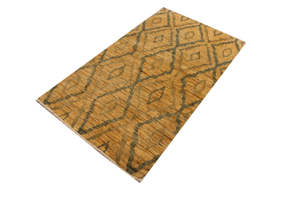 Burlywood Gabbeh 3' x 5' 4 - No. 36475 - ALRUG Rug Store