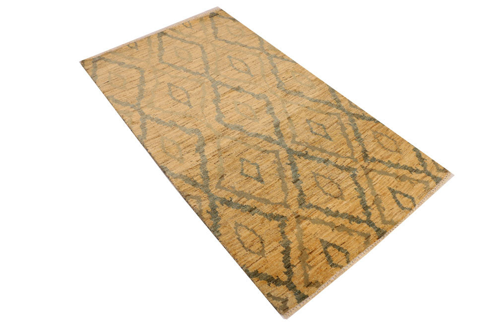 Burlywood Gabbeh 3' x 5' 4 - No. 36475 - ALRUG Rug Store