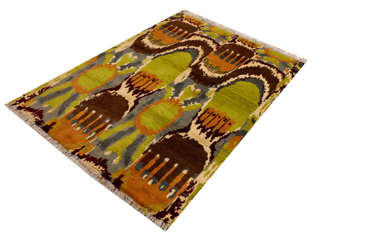 Multi Colored Gabbeh 4' 6 x 6' - No. 36479 - ALRUG Rug Store