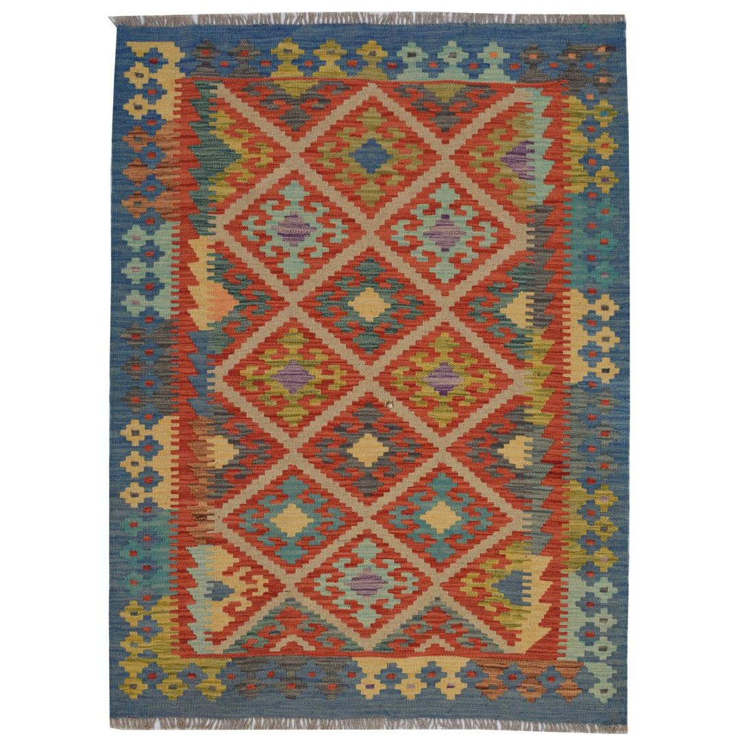 Vegetable Kilim 3' 6 x  4' 8 (ft) - No. AL25513 - ALRUG Rug Store