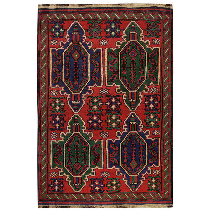 Saghari Kilim 4' 3 x 6' 7 (ft) - No. AL94492 - ALRUG Rug Store