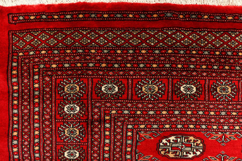 Firebrick Bokhara 9' 2 x 12' 2 - No. 37244 - ALRUG Rug Store